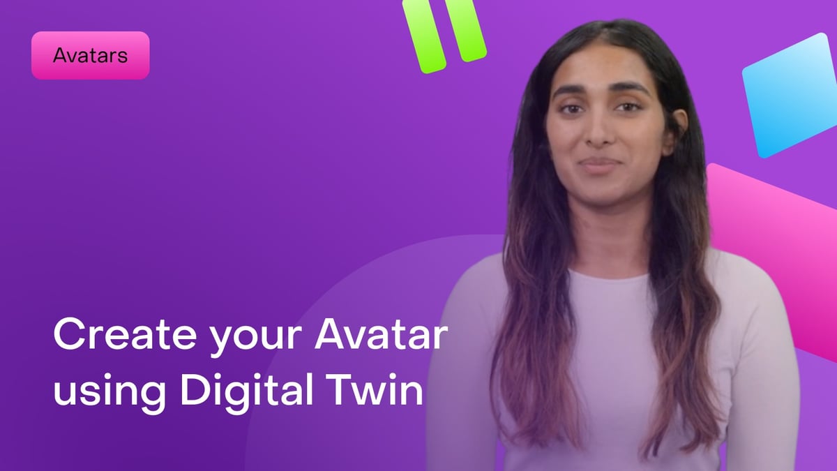 How to use create your avatar using Digital Twin