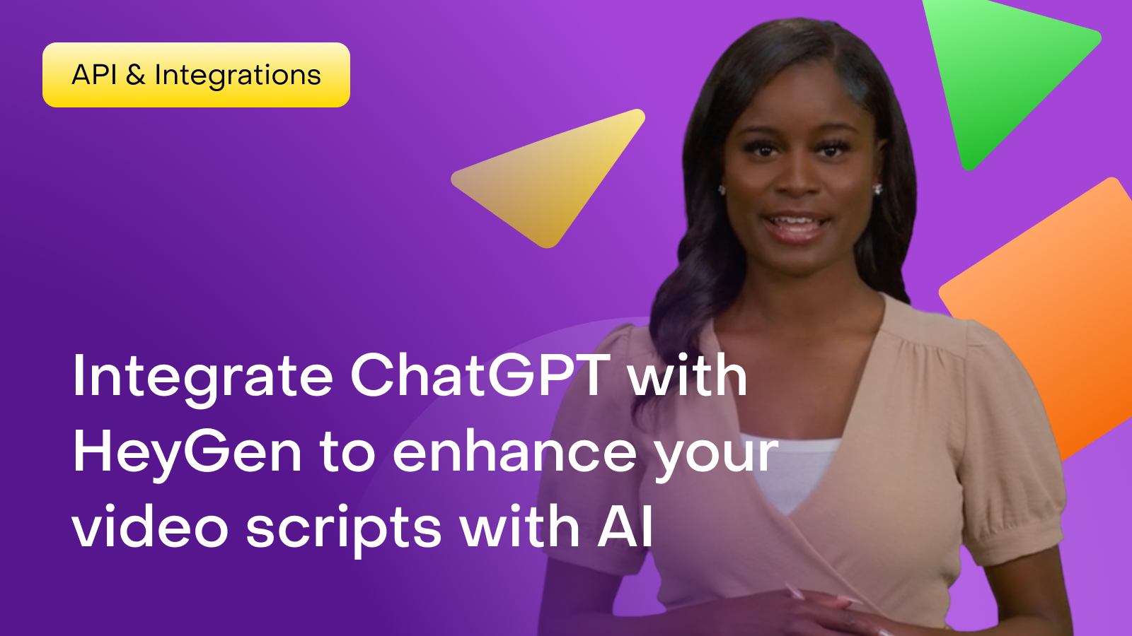 How to integrate ChatGPT with HeyGen to enhance your video script with AI