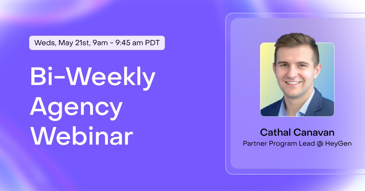 Bi-Weekly Agency Webinar