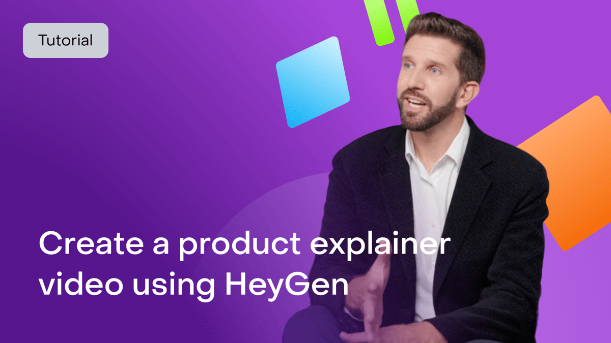 How to create a product explainer video in HeyGen