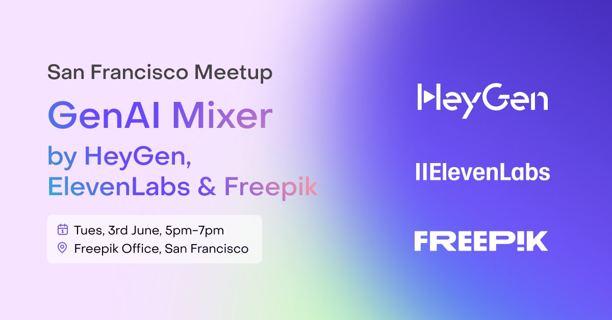 GenAI Mixer by HeyGen, ElevenLabs & Freepik