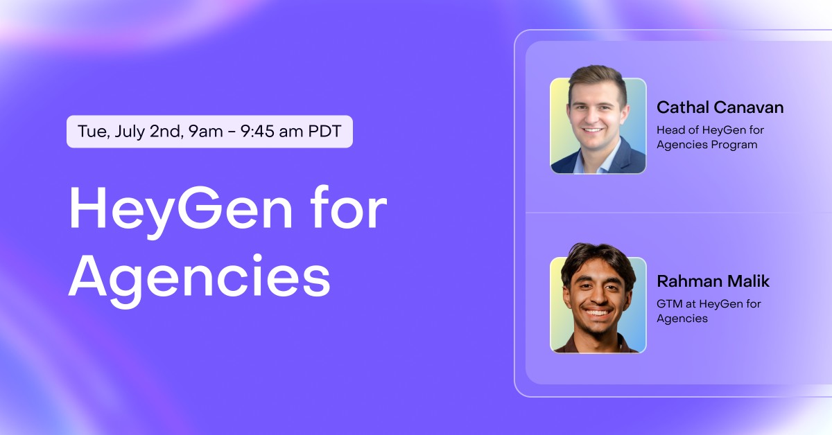 HeyGen for Agencies Bi-Weekly