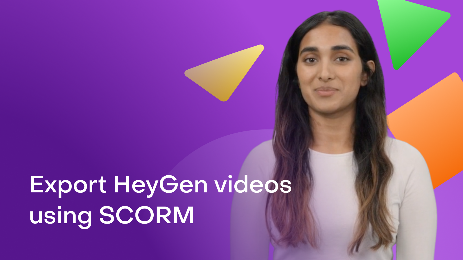 How to export HeyGen videos using SCORM