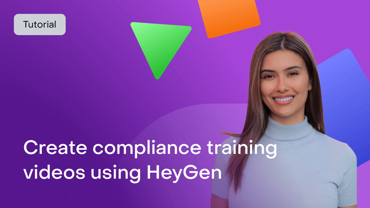How to use HeyGen for compliance training