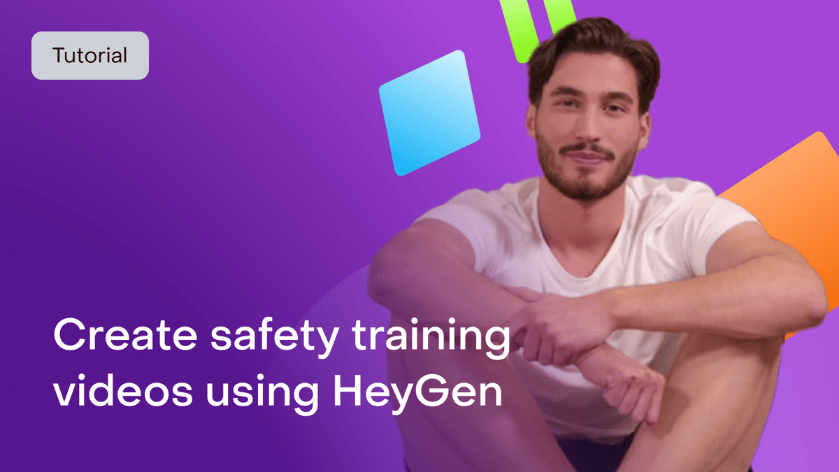 How to use HeyGen for safety training