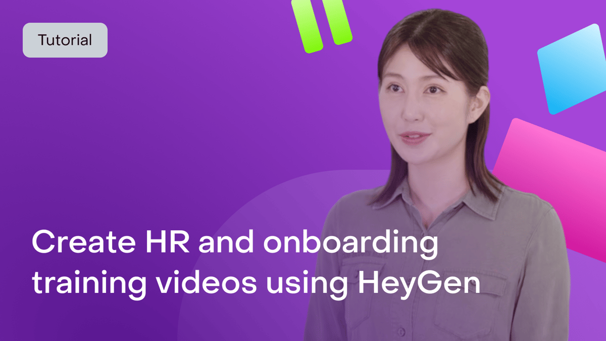 How to use HeyGen for HR and onboarding training
