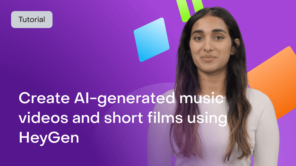 How to use HeyGen for AI-generated music videos and short films