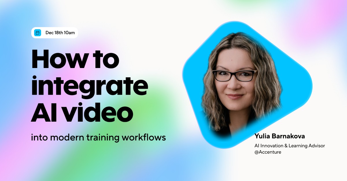 Accenture × HeyGen: How to integrate AI video into modern training workflows