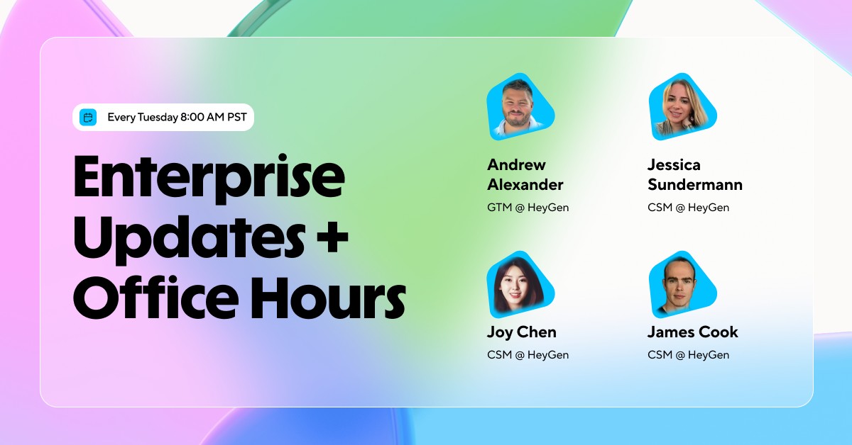 Weekly Enterprise Updates + Office Hours