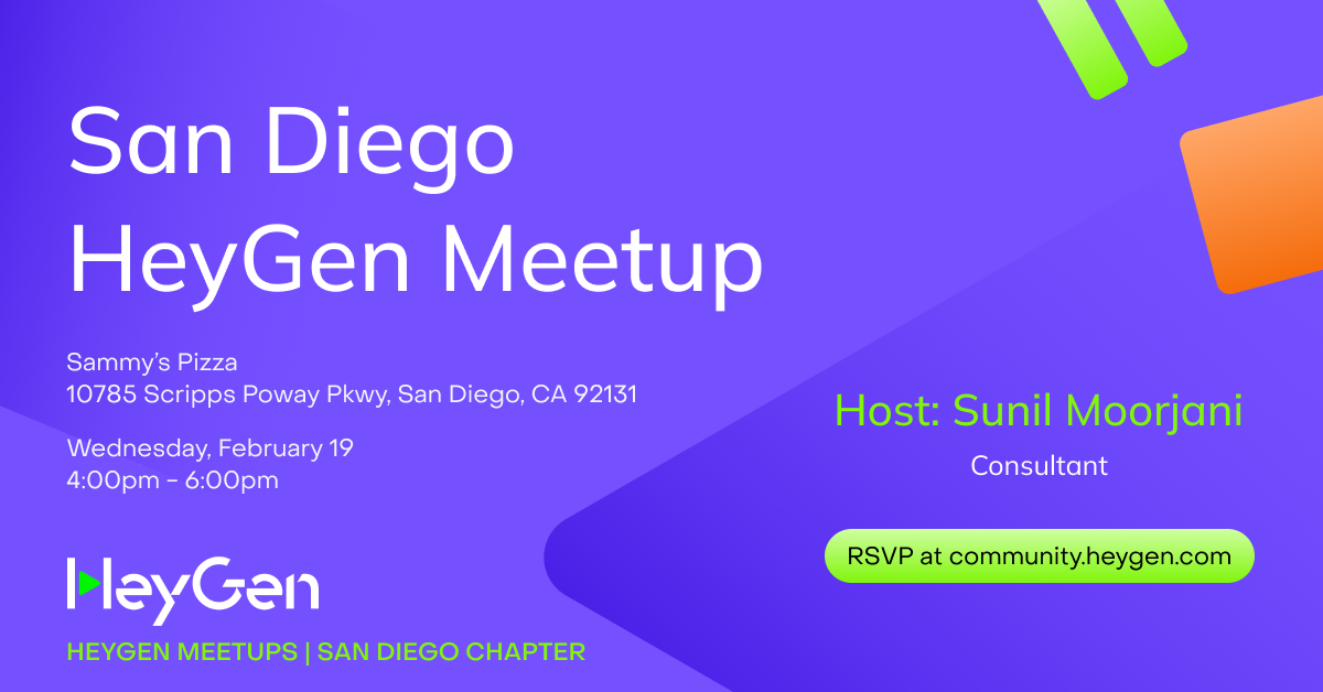 HeyGen San Diego User Meetup