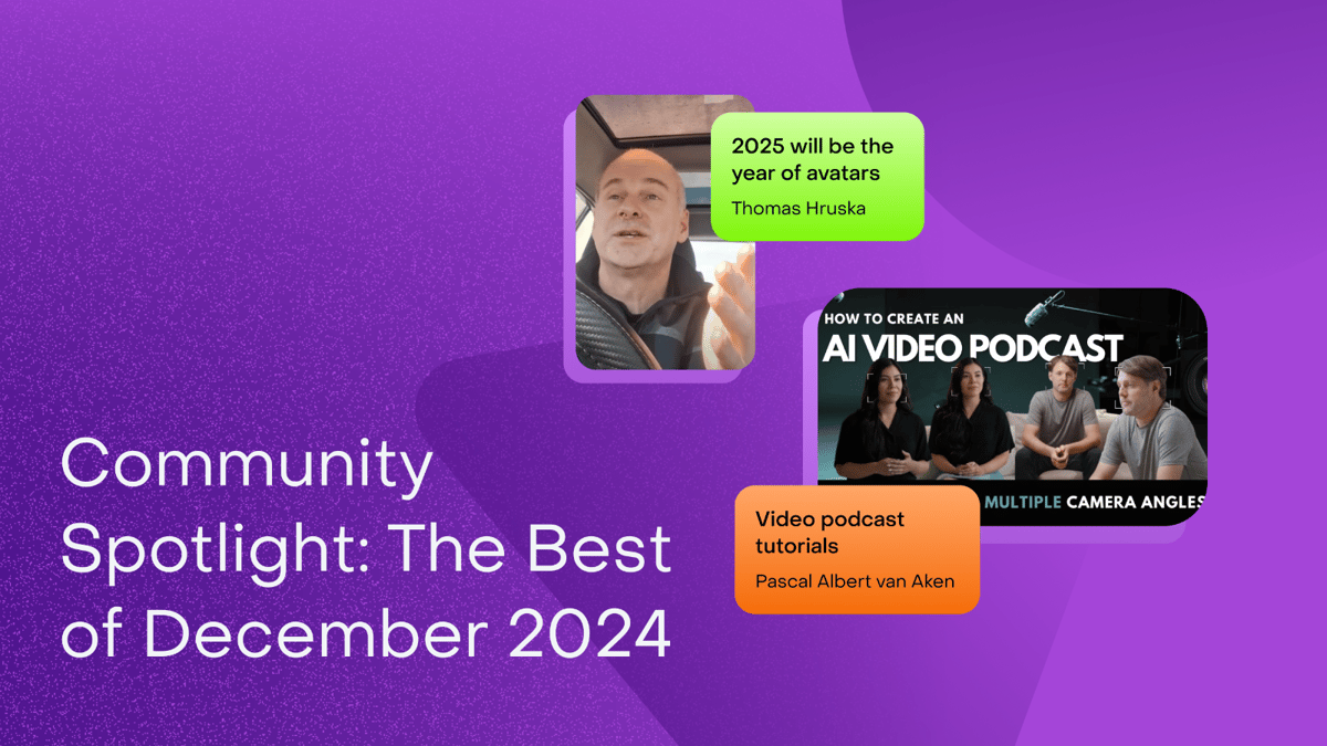 Community Spotlights: Videos of the Month (December 2024)
