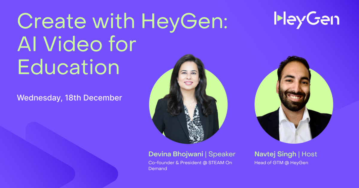 Create with HeyGen: AI Video for Education