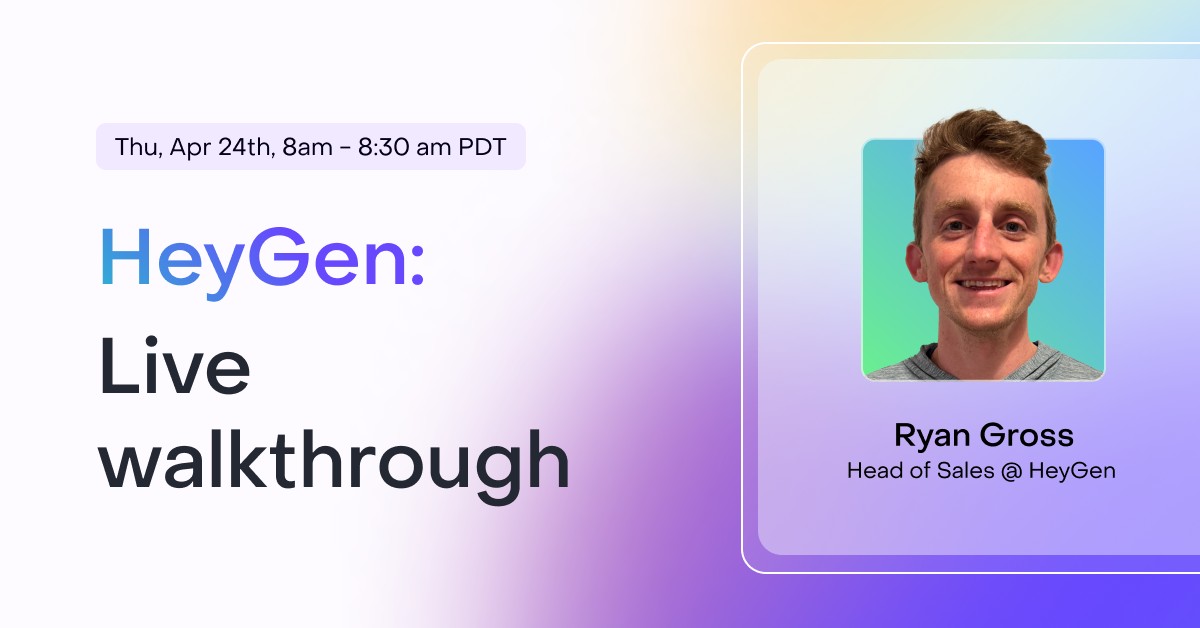 HeyGen: Live Walkthrough