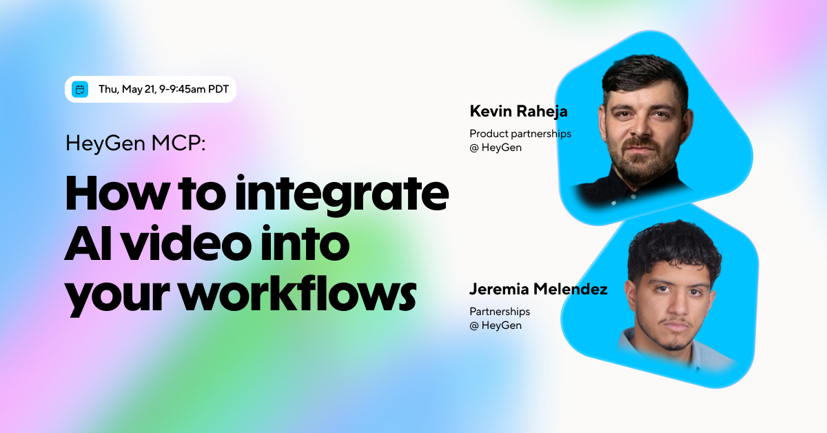 HeyGen MCP: How to integrate AI video into your workflows