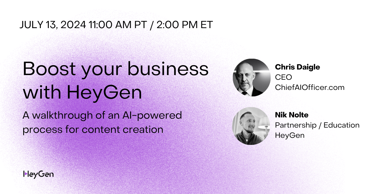 Boost Your Business with HeyGen: An AI-Powered Process for Content Creation