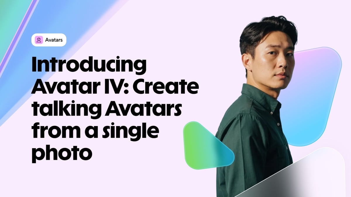 Introducing Avatar IV: Create talking Avatars from a single photo