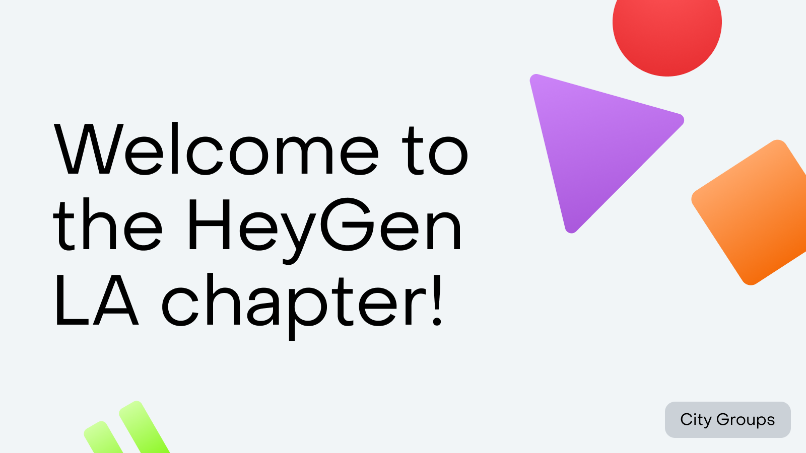 Hi Los Angeles HeyGen community! 