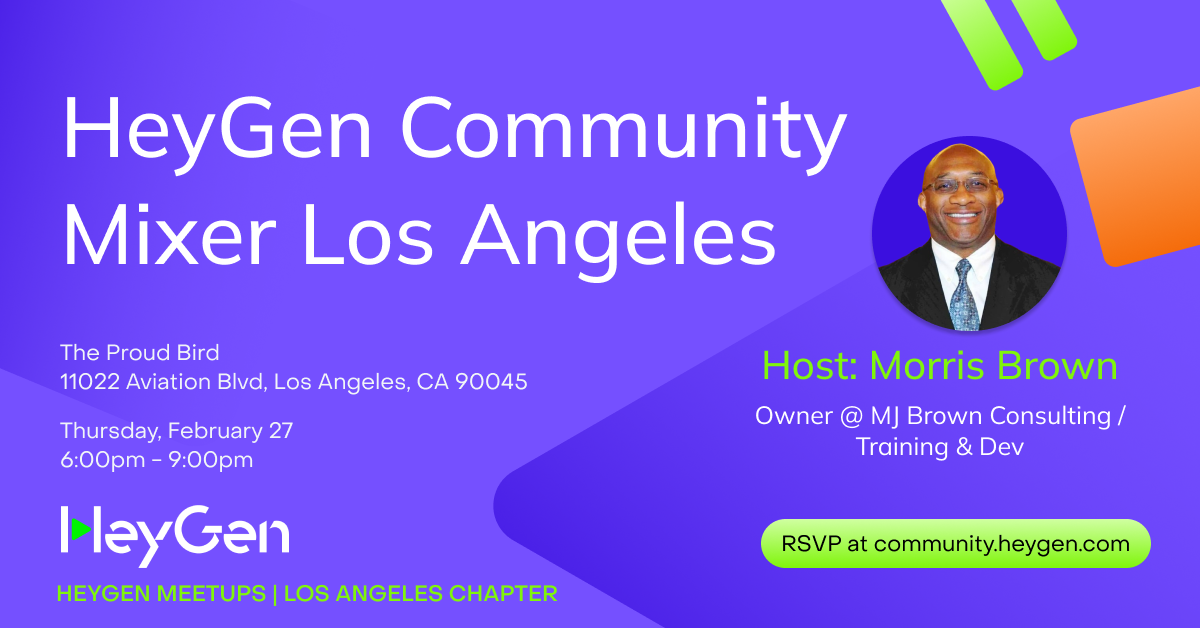 HeyGen LA Mixer: Networking & Drinks
