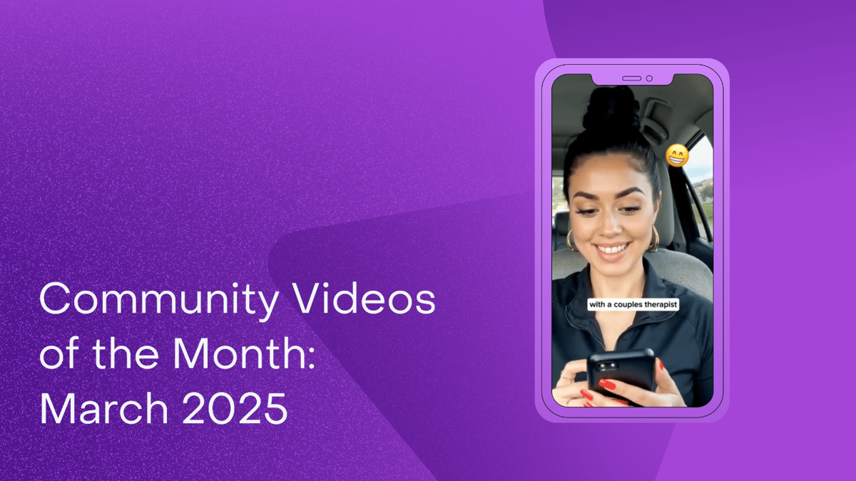 Community Spotlights: Videos of the Month (March 2025)