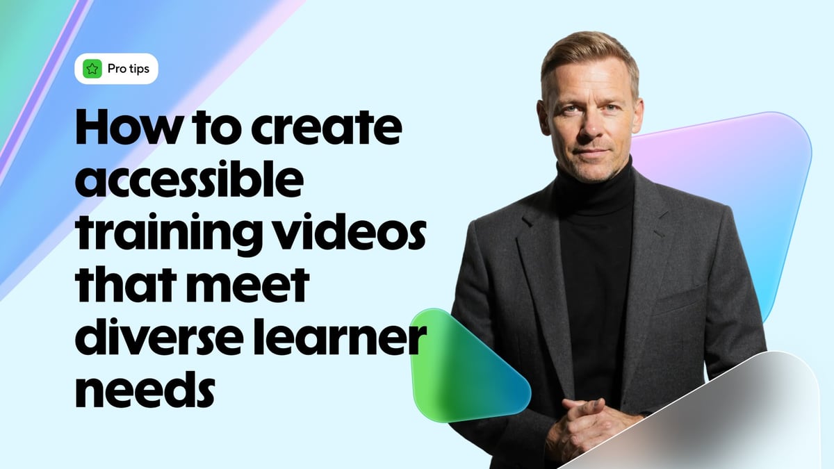 How to create accessible training videos that meet diverse learner needs