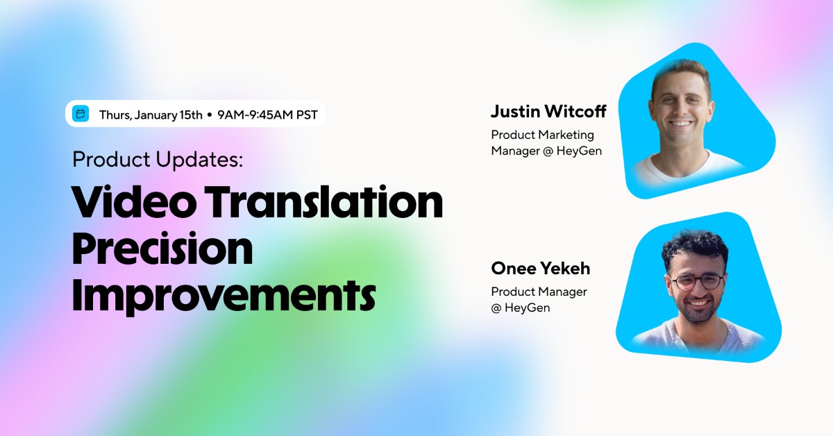 Monthly Product Update: Video Translation Precision Improvements