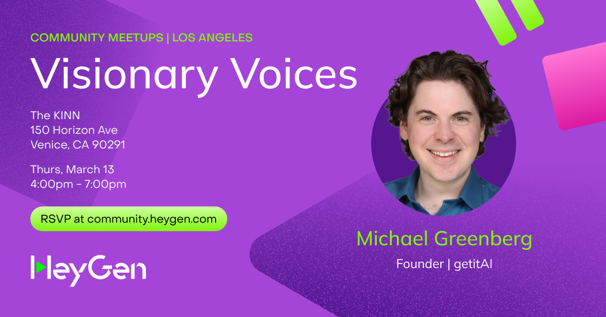 Visionary Voices LA: Interactive Avatars with getitAI