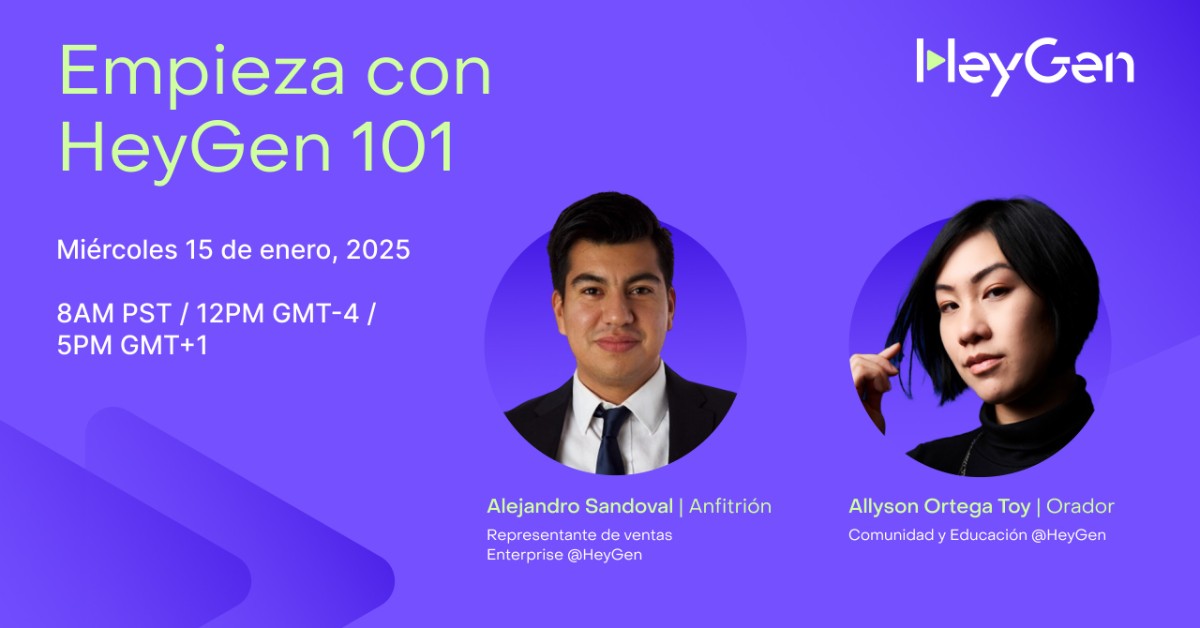 Empieza con HeyGen 101