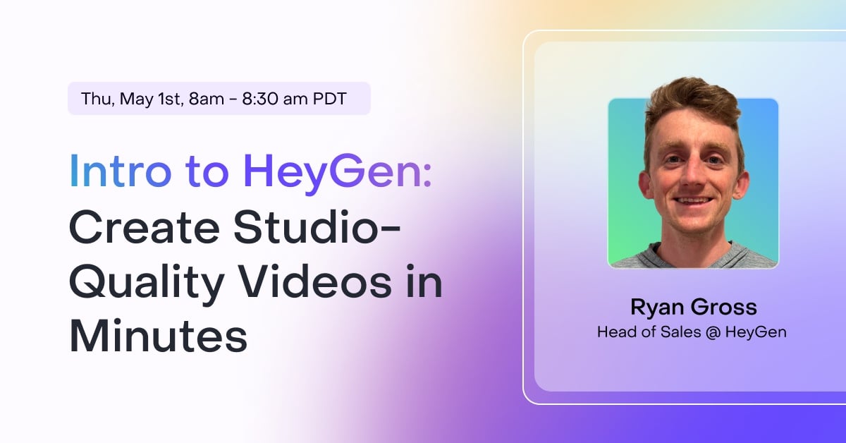 Intro to Heygen: Create Studio-Quality Videos in Minutes
