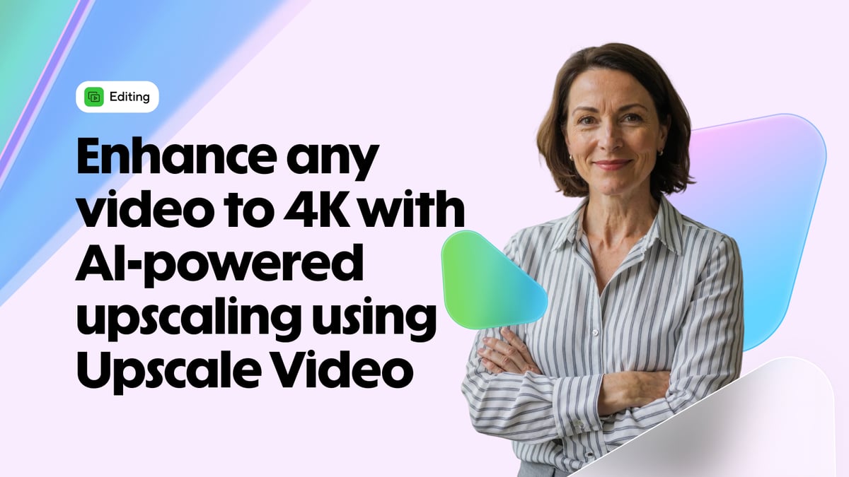 How to enhance any video to 4K with AI-powered upscaling using Upscale Video