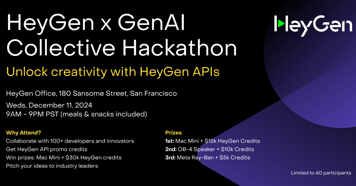 HeyGen x GenAI Collective Hackathon