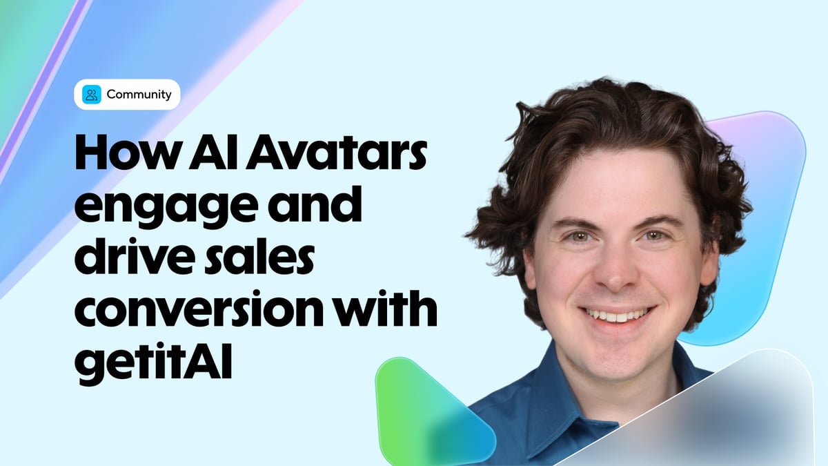 How Interactive AI Avatars engage and drive sales conversion with getitAI