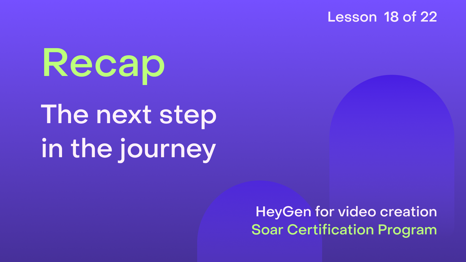 HeyGen Academy Foundations - Recap: The next step in the journey 