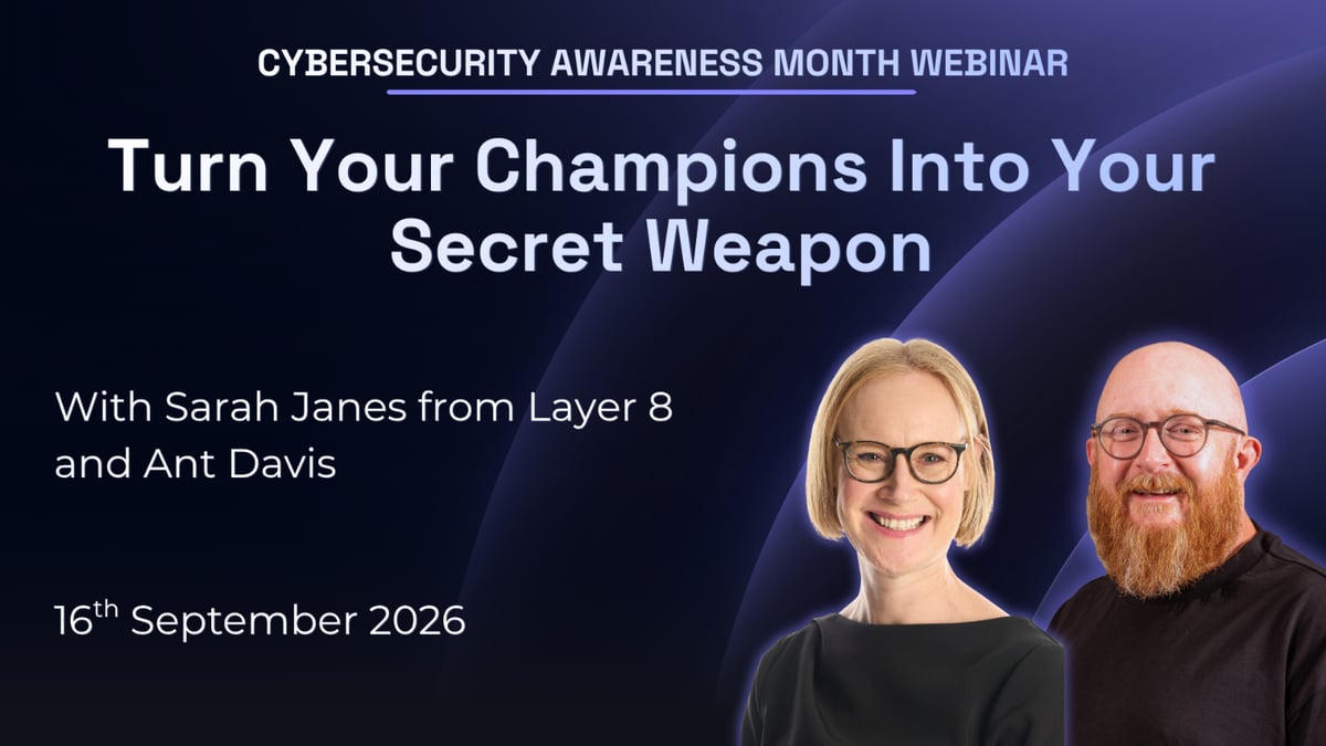 Maximising Security Champions During Cybersecurity Awareness Month