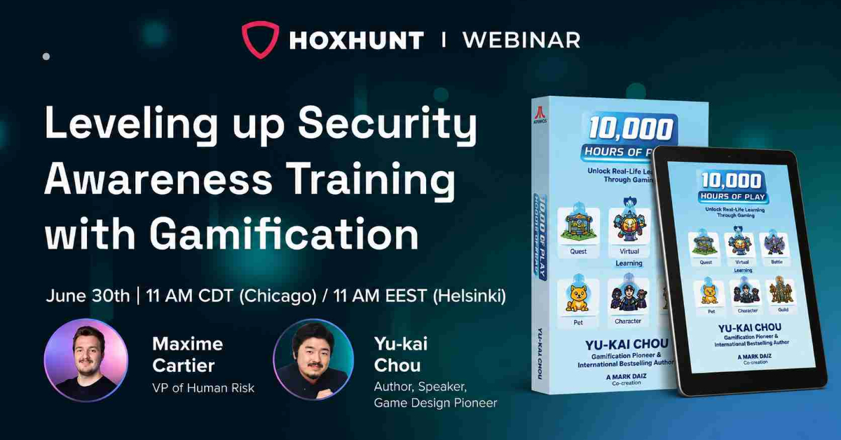 Level up your Security Awareness Training Program via Gamification, with Yu-kai Chou