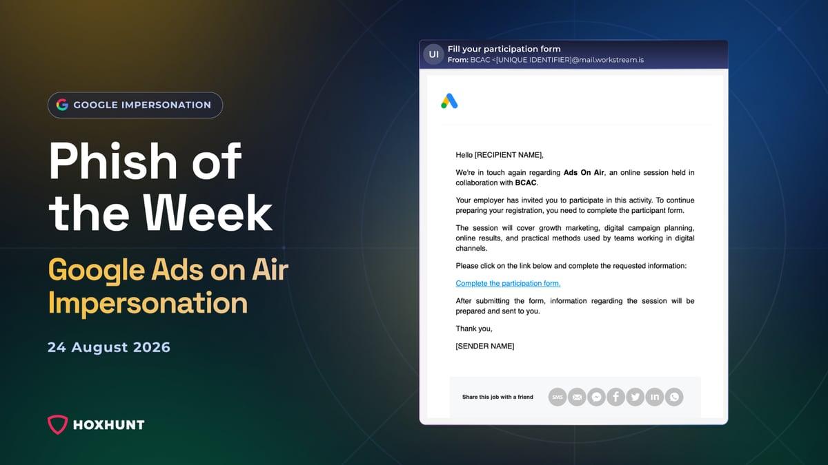 Phish of the Week 24th of August