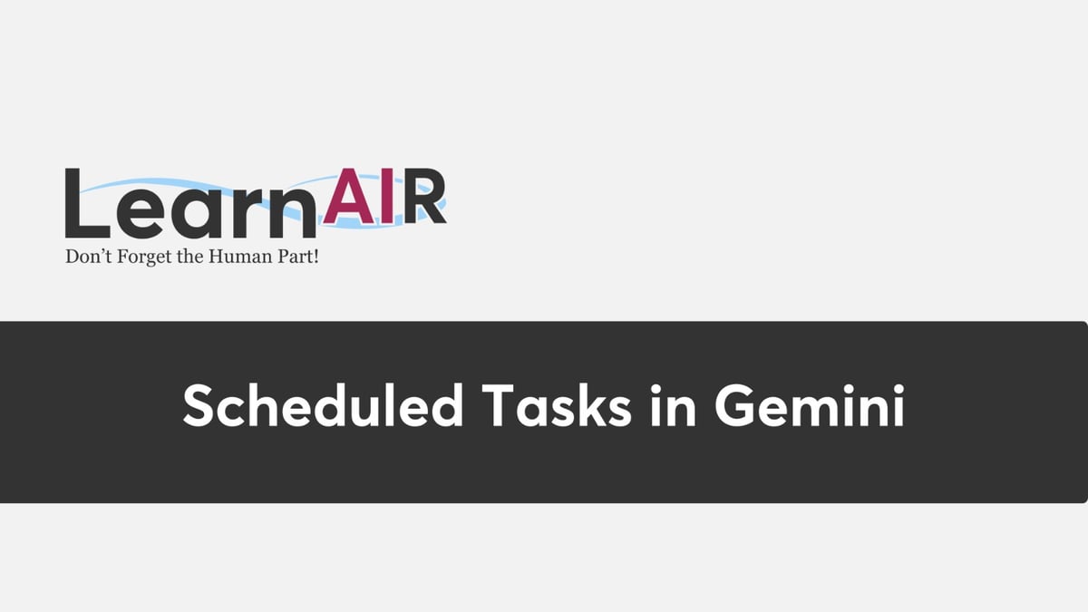 Scheduled Tasks in Gemini