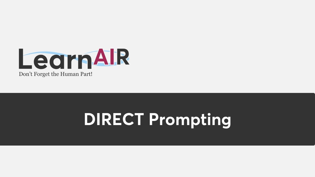 DIRECT Prompting Methodology