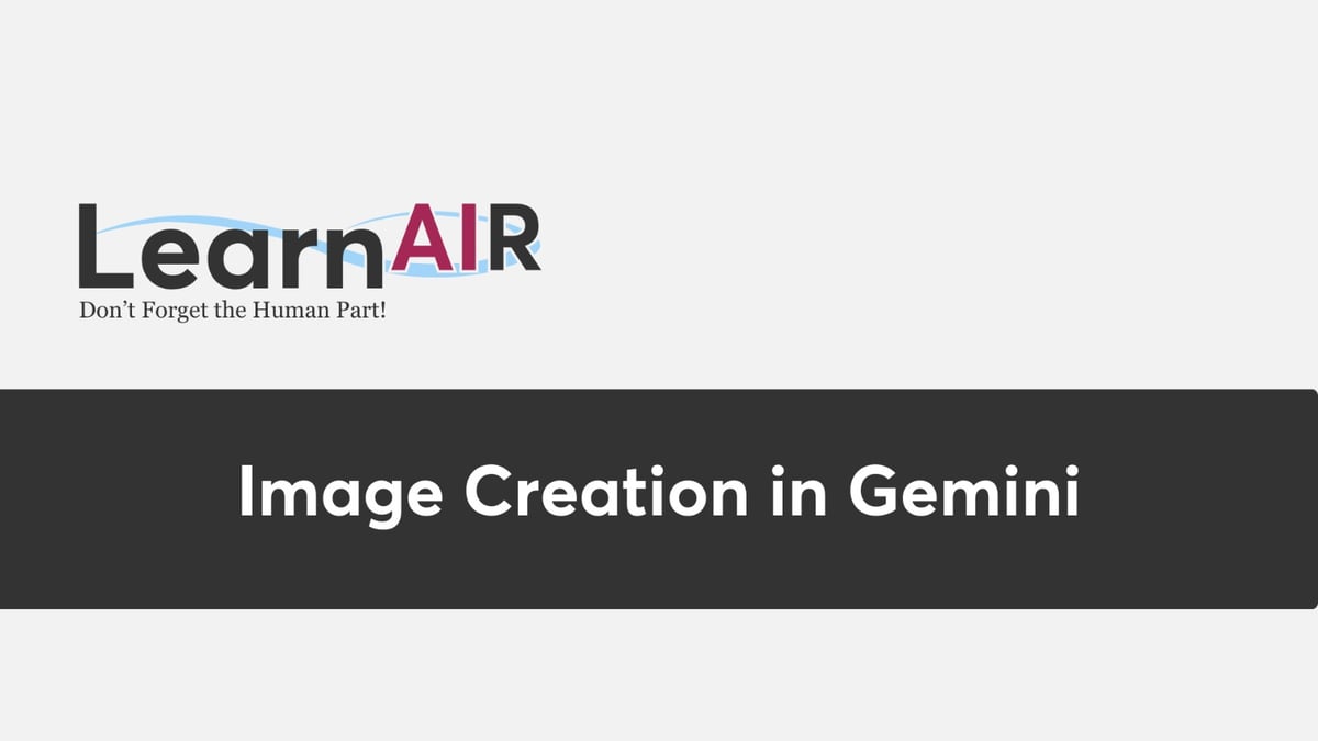 Image Creation in Gemini