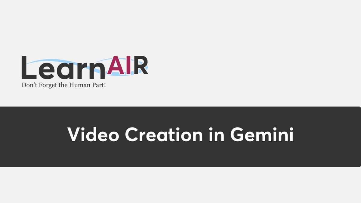 Video Creation in Gemini
