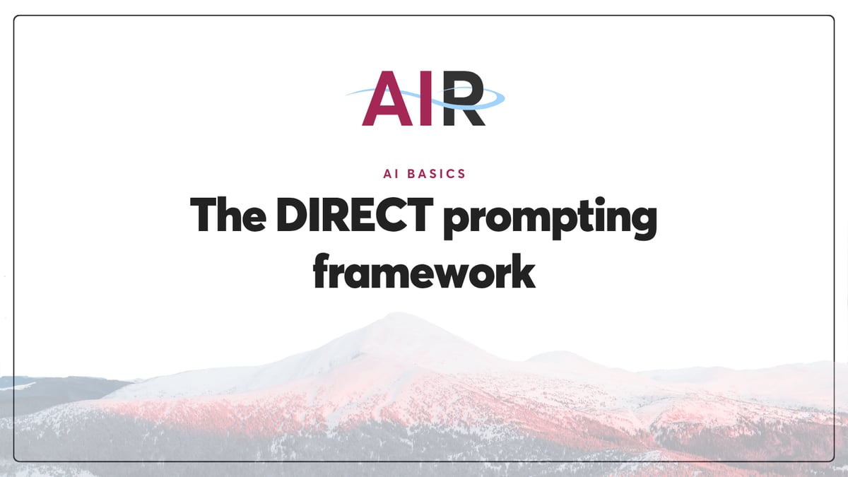 LearnAIR™’s prompting framework