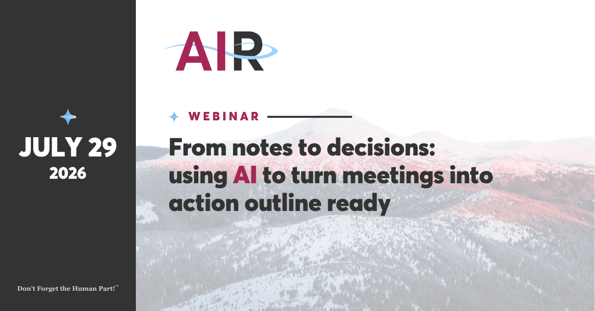 From Notes to Decisions: Using AI to Turn Meetings into Action outline ready