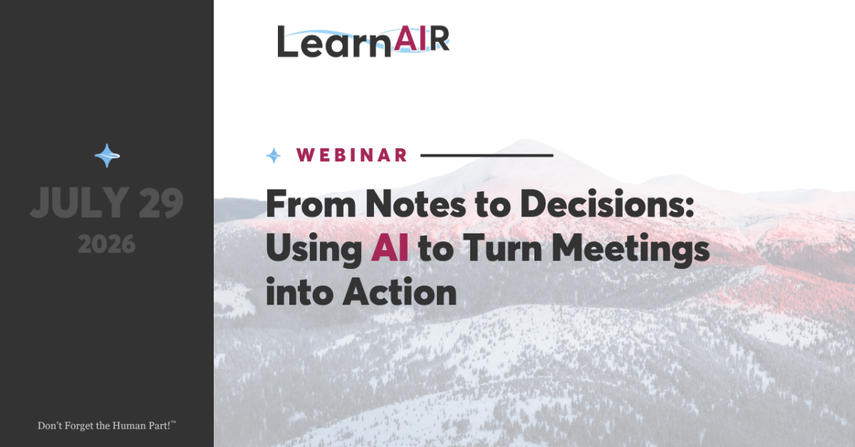 From Notes to Decisions: Using AI to Turn Meetings into Action outline ready