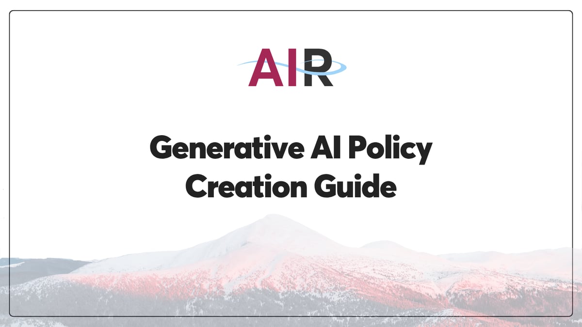Generative AI Policy Creation Guide