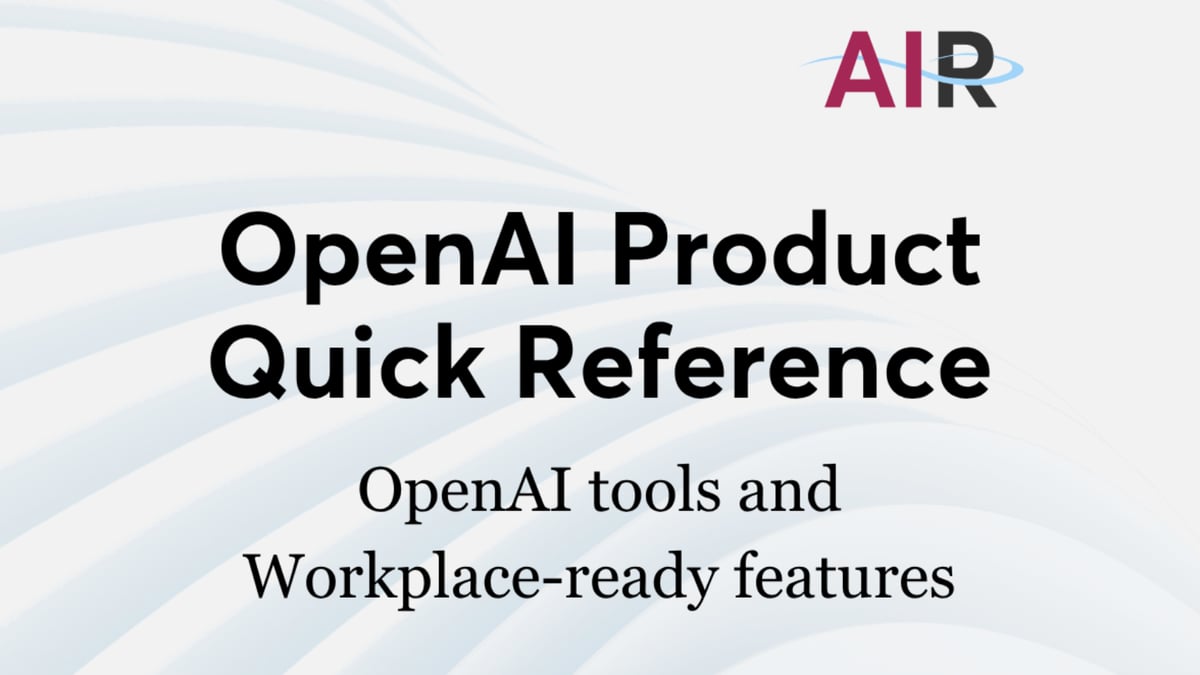 OpenAI Workplace Guide: Models, Tiers & Deployment Clarity