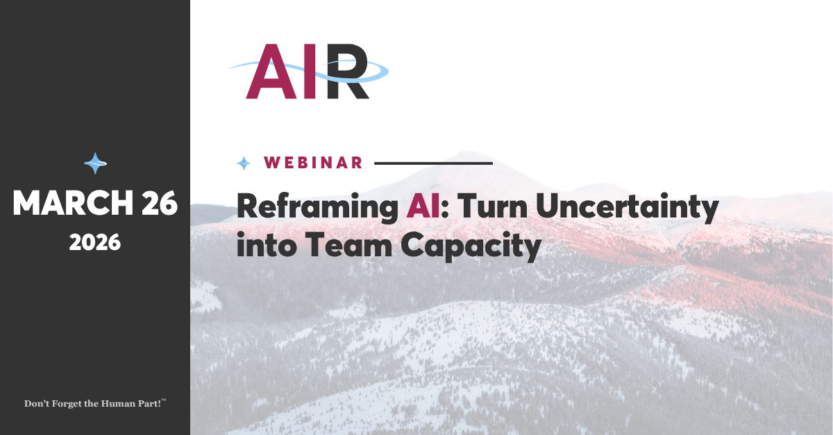 Reframing AI: Turn Uncertainty into Team Capacity