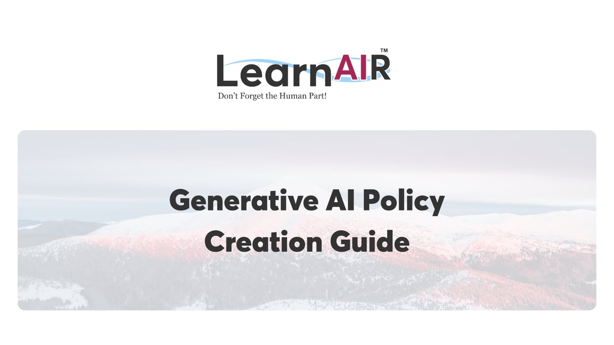 Generative AI Policy Creation Guide