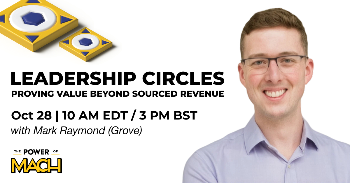 Proving Value Beyond Sourced Revenue - Partnerships Leadership Circles