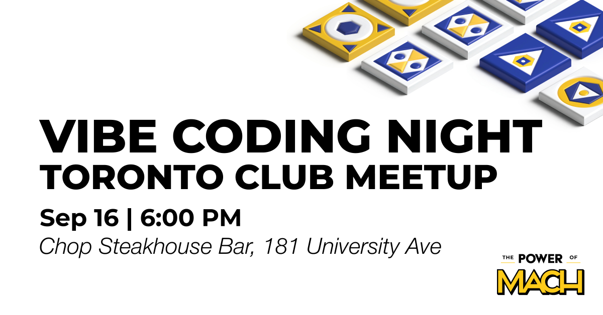 Vibe Coding Night · Toronto Club In-Person Meetup