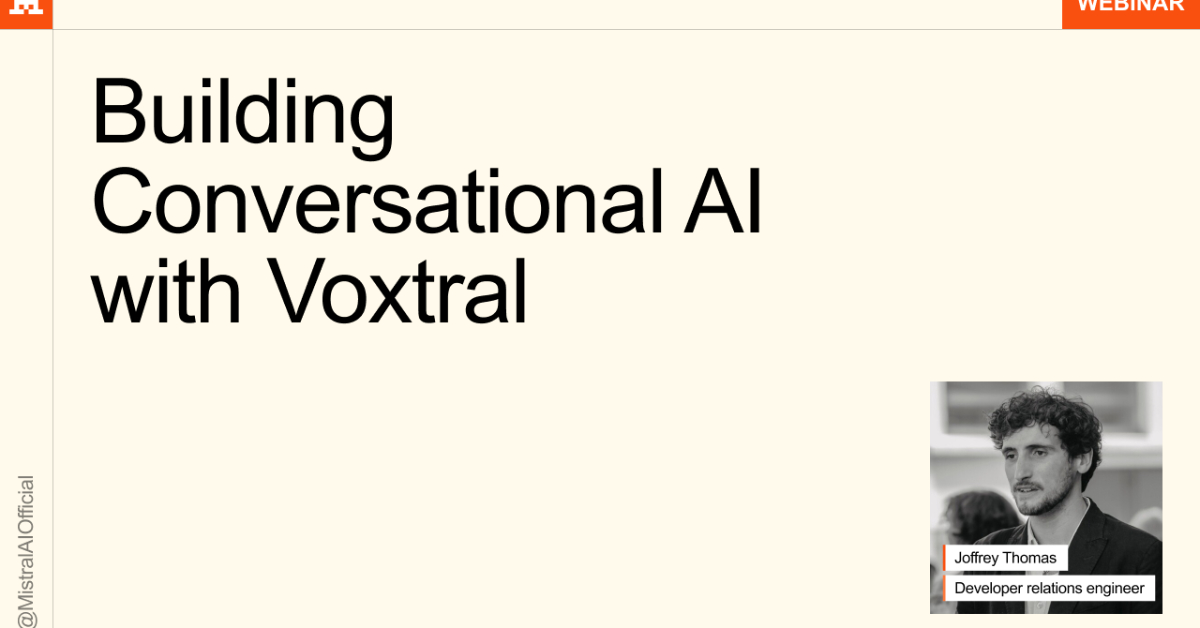 Building Conversational AI with Voxtral