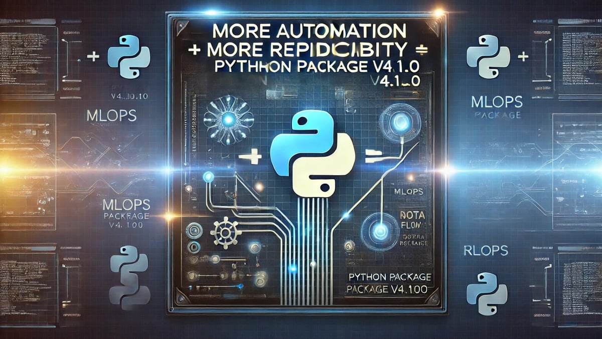 More Automation + More Reproducibility = MLOps Python Package v4.1.0
